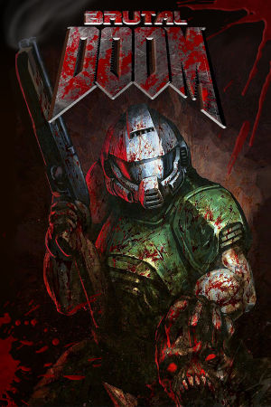 brutal doom clean cover art